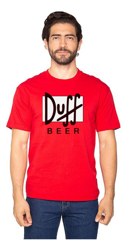 Remera Simpsons Duff Beer Taberna Calidad Premium