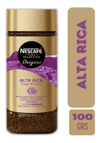 Café Instantáneo Granulado Nescafé Alta Rica - 100g -