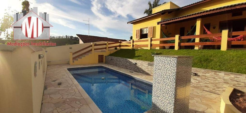 Imagem 7 de 9 de Linda Chácara Com 3 Dormitórios, Piscina, Pomar, Ótimo Padrão De Construção, À Venda, 1000 M² Por R$ 495.000 - Zona Rural - Pinhalzinho/sp - Ch0813