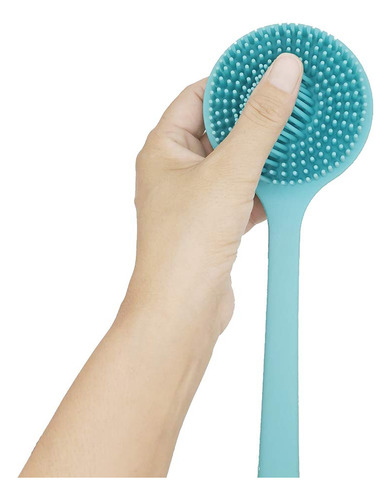 Cepillo De Baño De Silicona Suave For Ducha Dnc Con Mango