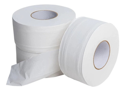 Papel Higienico Blanco Jumbo 300 Mts X 8 Rollos