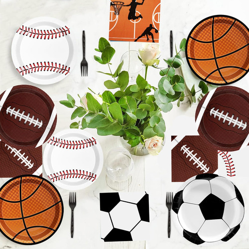 Decoraciones Deportivas Para Fiestas De Cumpleaños, 80 Pi...