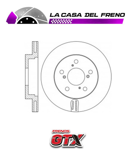 Par Disco Freno Delantero Honda Integra 2.0 2005 (k20a-dc5)