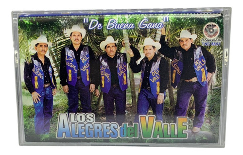 Cassette Original De Los Alegres Del Valle De Buena Gana