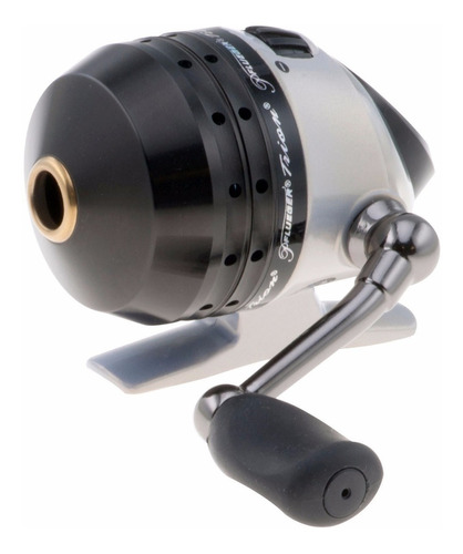 Reel Carrete Pflueger Trion Con Linea De 4 Libras Pesca 70yd Color Plateado con negro