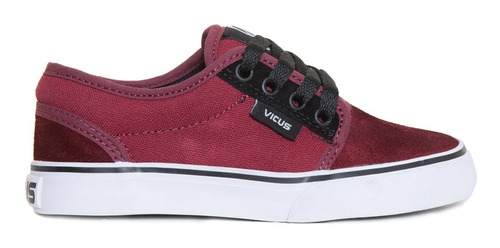 Zapatillas Vicus Folk Niños Gamuza/lona Bordo