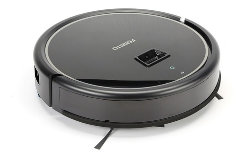 Imagen 1 de 6 de Robot Aspirador Inteligente Femmto Automática Trapeadora App Negro Con Camara Rvc000005 Trapeador Mapeo Termico Carga Automatica Programable Cubrimiento De Area 350m2 Mas Repuestos Apto Para Mascota