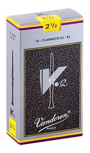Cañas Para Clarinete Vandoren V12 (x10) - Origen: Francia