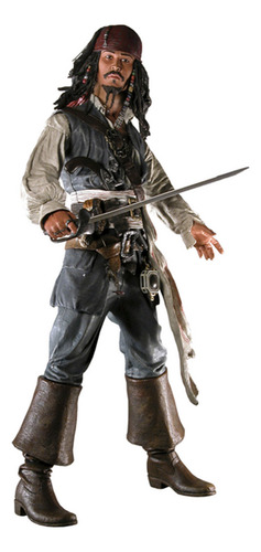 Jack Sparrow Piratas Do Caribe Baú Da Morte Neca Series 2
