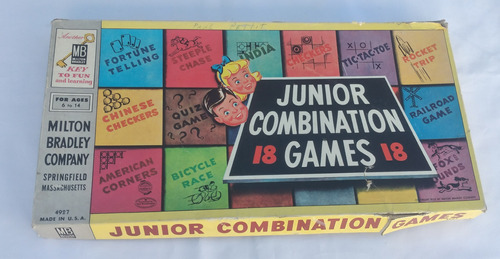 Juego De Mesa Junior Combination, Antiguo, 1955