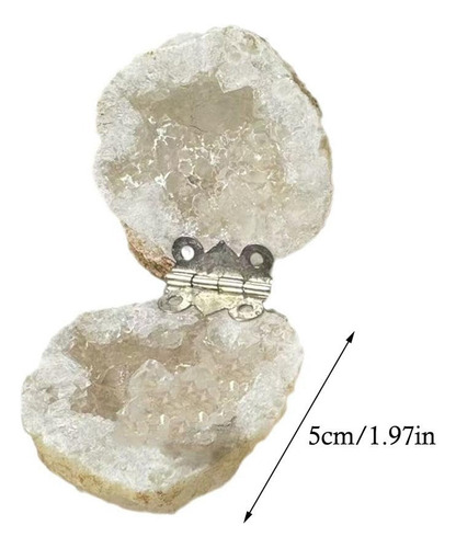 Generic Caixa De Anel Crystal Geode, Caixa De Anel
