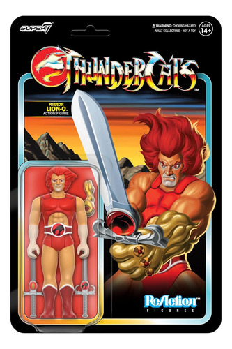Super7 Thundercats Mirror Lion-o - Figura De Acción