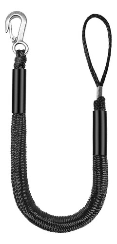 Para 2x Anchor Bungee Dock Line Dockline Cuerda De Negro