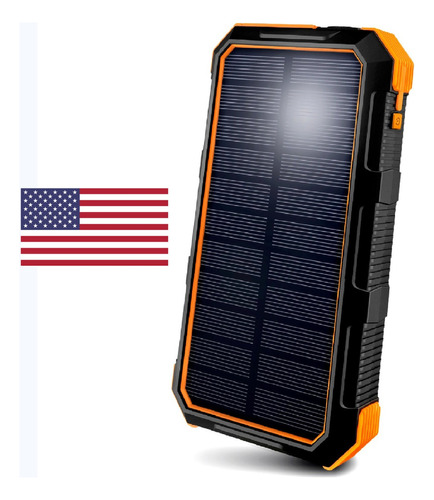 Cargador Portátil Solar 24000 Powerbank Carga Rápida Celular