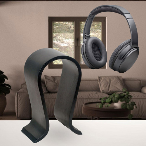Soporte De Pantalla Para Auriculares Soporte Negro