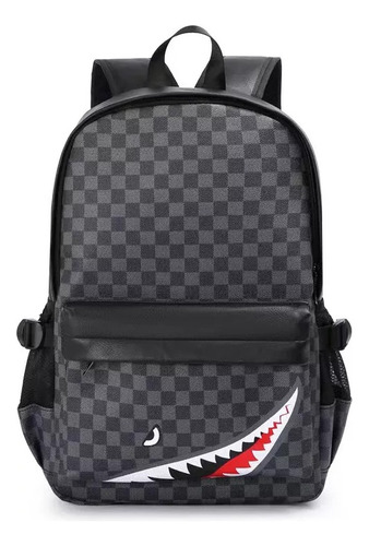 Mochila Para Hombre De Viaje Casual Moda Impermeable Tiburón