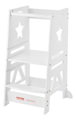 Taburete Tower Step Vevor De 3 Niveles Ajustable En Altura P