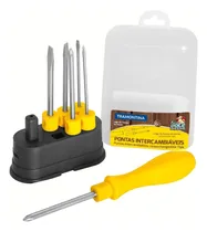 Comprar Jogo De Chaves Fenda Pontas Intercambiáveis 6 Pçs Tramontina