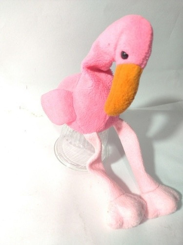 Peluche Flamingo Pinky- Beanie Babies Collection Ty- 1995