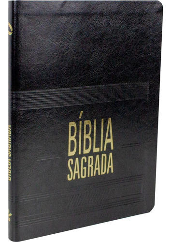 Bíblia Sagrada - Couro sintetico Preta: Nova Almeida Atualizada (NAA), de Sociedade Bíblica do Brasil. Editora Sociedade Bíblica do Brasil, capa dura em português, 2019