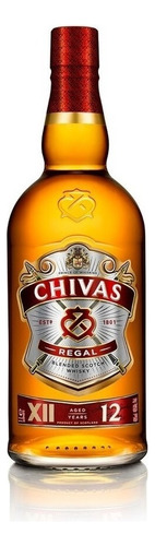 Whisky Blended Scotch Chivas Regal 12 Años Escocia botella 1 L
