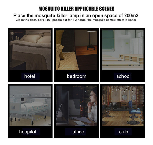 Usb Elétrico Led Mosquito Assassino Lâmpada Inteligente Op