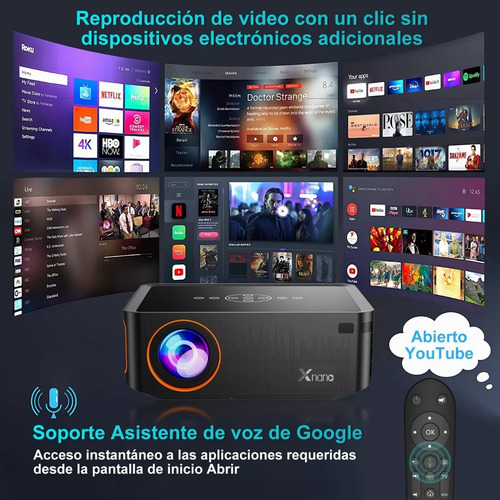 Proyector 8k 1080p 8000 Lm Android 5g Wifi Bluetooth Full Hd
