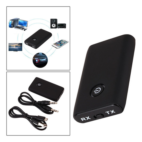 Transmisor Bluetooth 5.0 Receptor 2 En 1 Adaptador Auxiliar