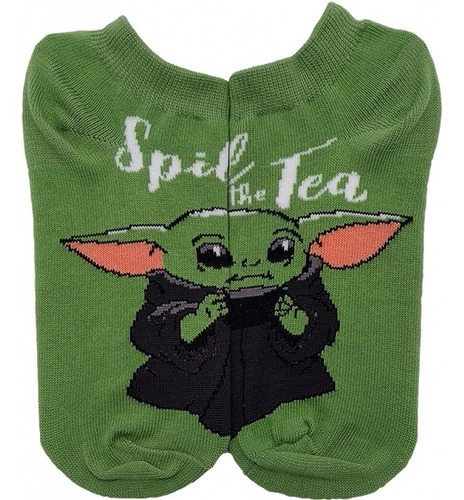 Media Soquete De Baby Yoda / Spill The Tea / Star Wars