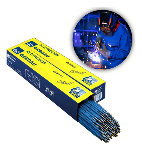 Kit C/ 5kg Eletrodo Revestido Azul 3,25mm E6013 - Gerdau