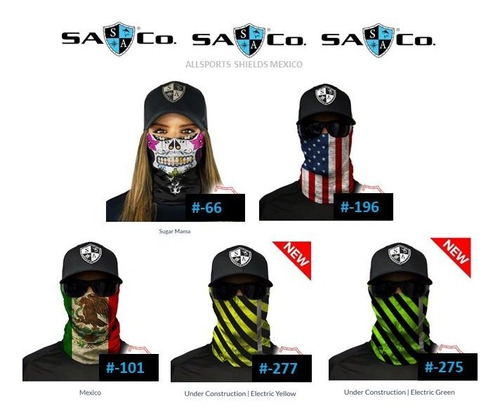 Paquete 5 Bandanas + 1 Articulo Por Compra Sa Fishing Gratis