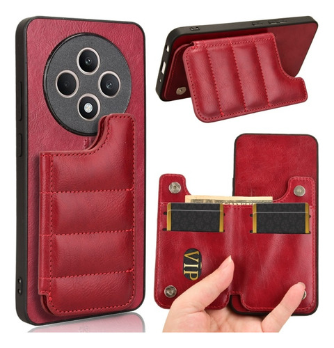 Funda Con Patrón De Vaca Y Bolso Para Tarjetas Para Oppo