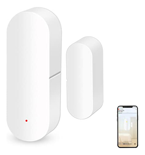 Sensor De Puerta Wifi: Sensor De Contacto De Ventana Intelig
