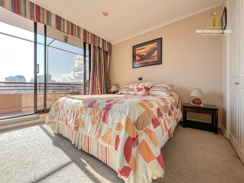 Viña Del Mar. Vende Depto 4d 4b Condominio Torres Del Paine