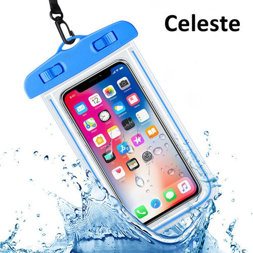 Funda Impermeable Para Celular Universal Contra Agua Colores