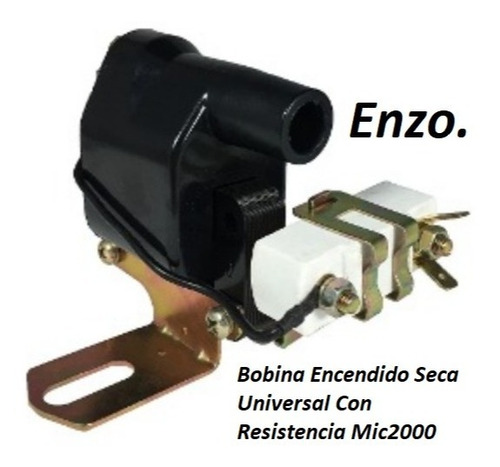 Bobina Encendido Seca Universal Con Resistencia Mic2000