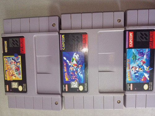 Trilogía De Megaman X Originales Super Nintendo 