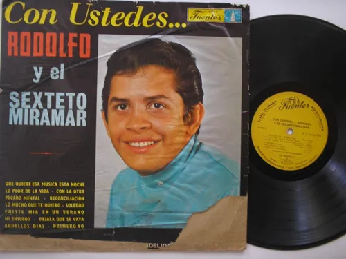 Lp Vinilo Rodolfo Sexteto Miramar Con Ustedes Colombia 1960 (Usado)