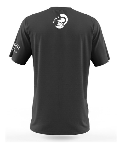Polera Algodón Negra Fútbol Club Ajax De Ámsterdam 2023