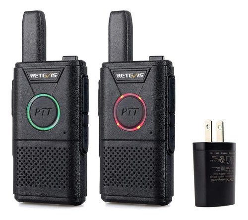 Rádio Walkie Talkie Mini Dual Ptt Recarregável Retevis Rt18