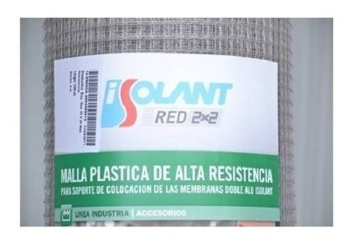 Imagen 4 de 5 de Malla Para Aislantes 2x2cm Isolant 2 M De Ancho X 100 Mts