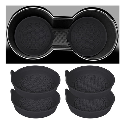 Posavasos Antideslizantes De Silicona Universales Para Autom