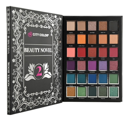 City Color - Paleta De Sombras Beauty Novel Volumen Ii