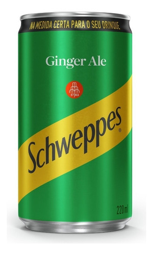 Ginger Ale Schweppes Fardo 6 Latas De 220ml