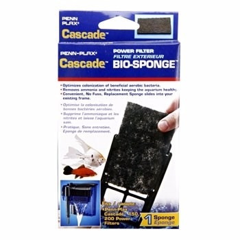 Penn Plax Bio Sponge Cascade 150-200 X 3 Paquetes