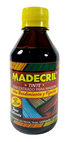 Tinte Madera 250 Ml 21 Colores Disponibles Madecril