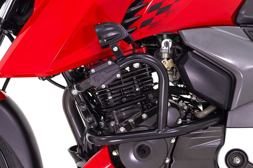 Imagen 5 de 6 de Defensas Crash Bar Moto Tvs Apache 200 / 160 Fire Parts
