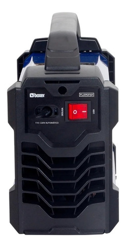 Máquina de solda inverter Boxer Flama 161 BV azul e preta 110V/220V