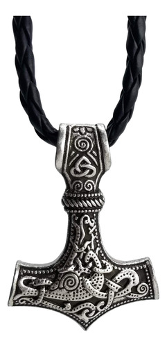 Zed Shadoww Swag Viking Retro Thors Hammer Collar Hombres Am