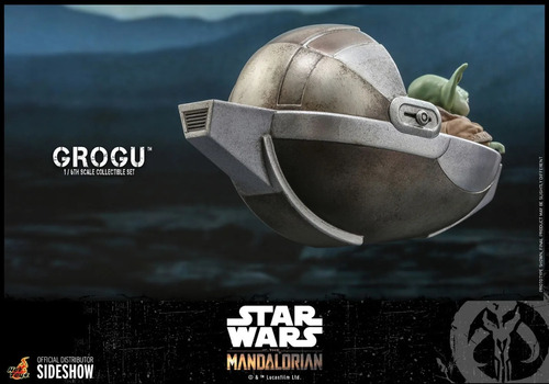 Set De Figuras Grogu The Mandalorian 1:6 Scale Hot Toys